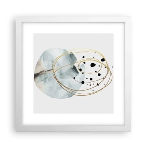 Plagát v bielom ráme - V objatí priestoru - 30x30 cm