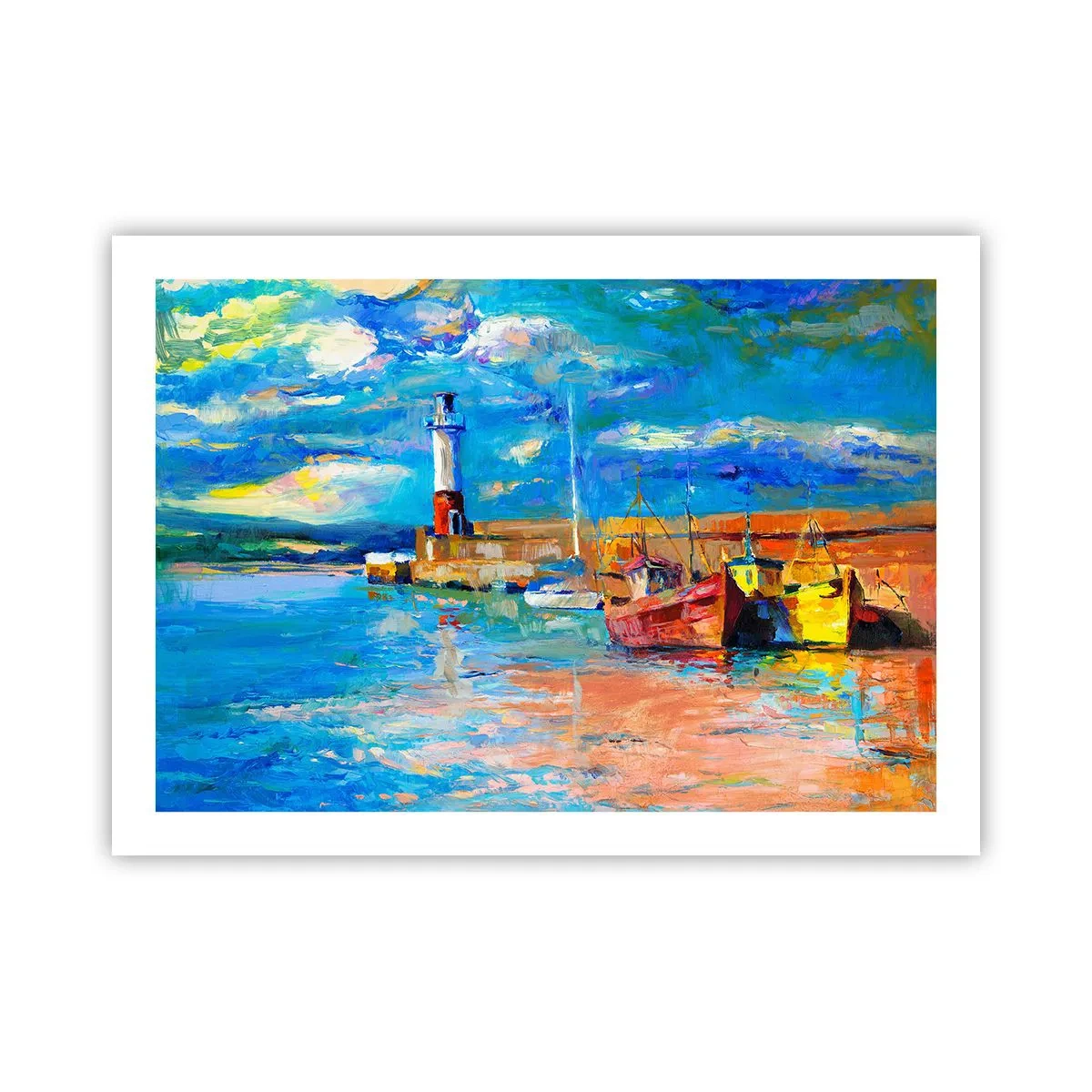 Plagát - Popoludní v dúhovom zálive - 70x50 cm