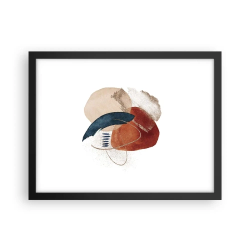Plagát v čiernom ráme - Oválna kompozícia - 40x30 cm