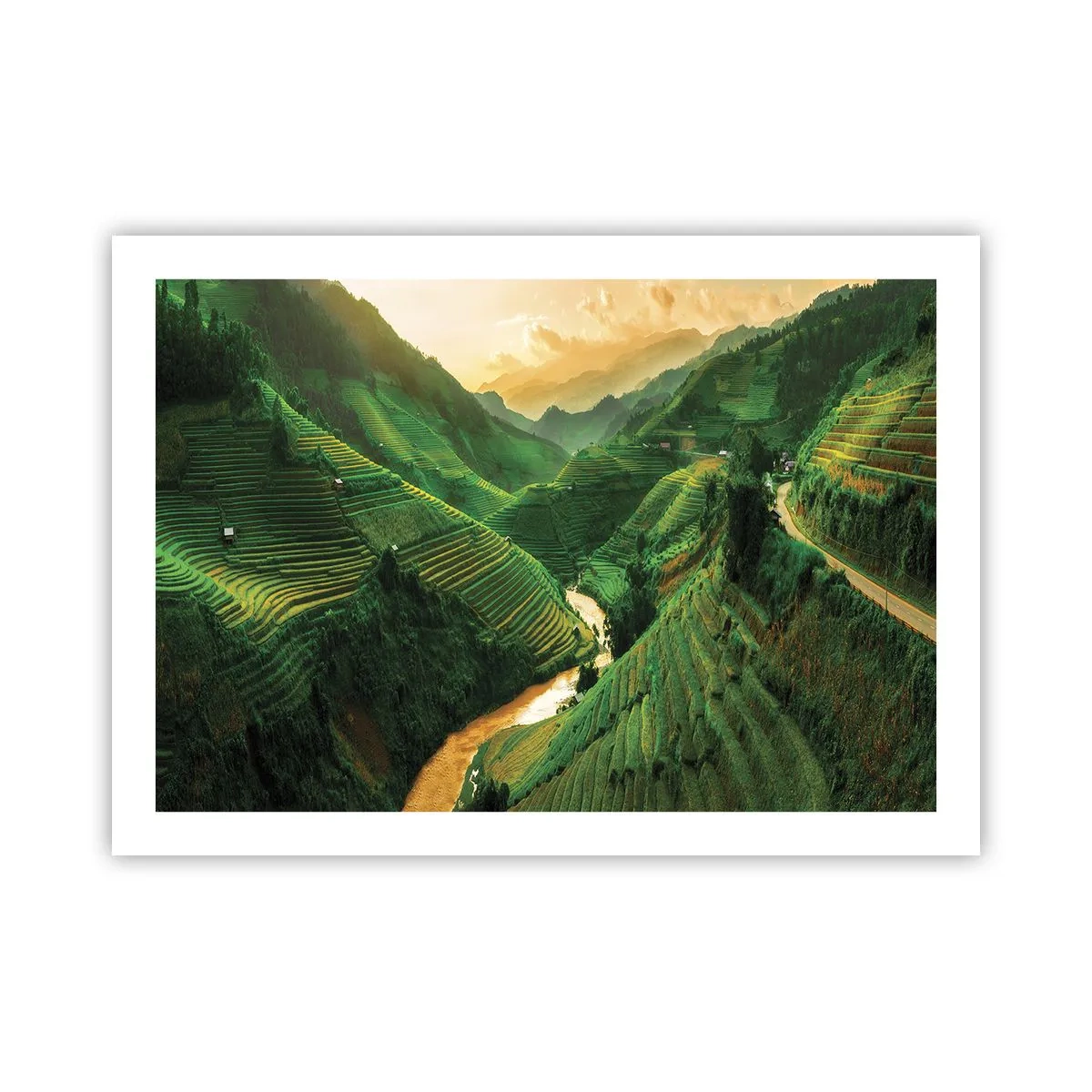 Plagát - Vietnamské údolie - 70x50 cm