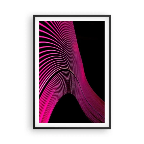 Plagát v čiernom ráme - Bulvár svetla - 61x91 cm