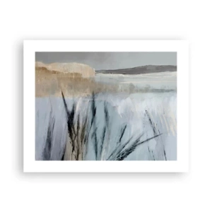 Plagát - Zimné polia - 50x40 cm