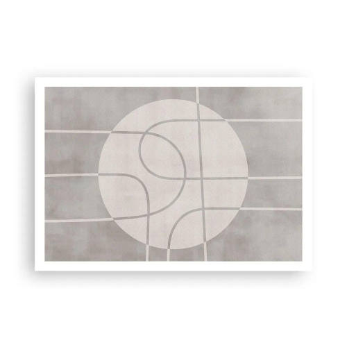 Plagát - Kruhovo a priamo - 100x70 cm