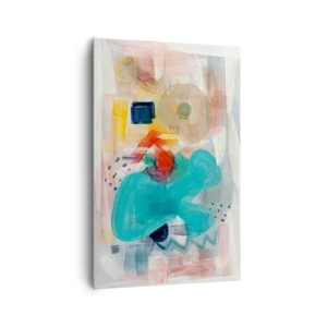 Obraz na plátne - Farebná hra - 80x120 cm
