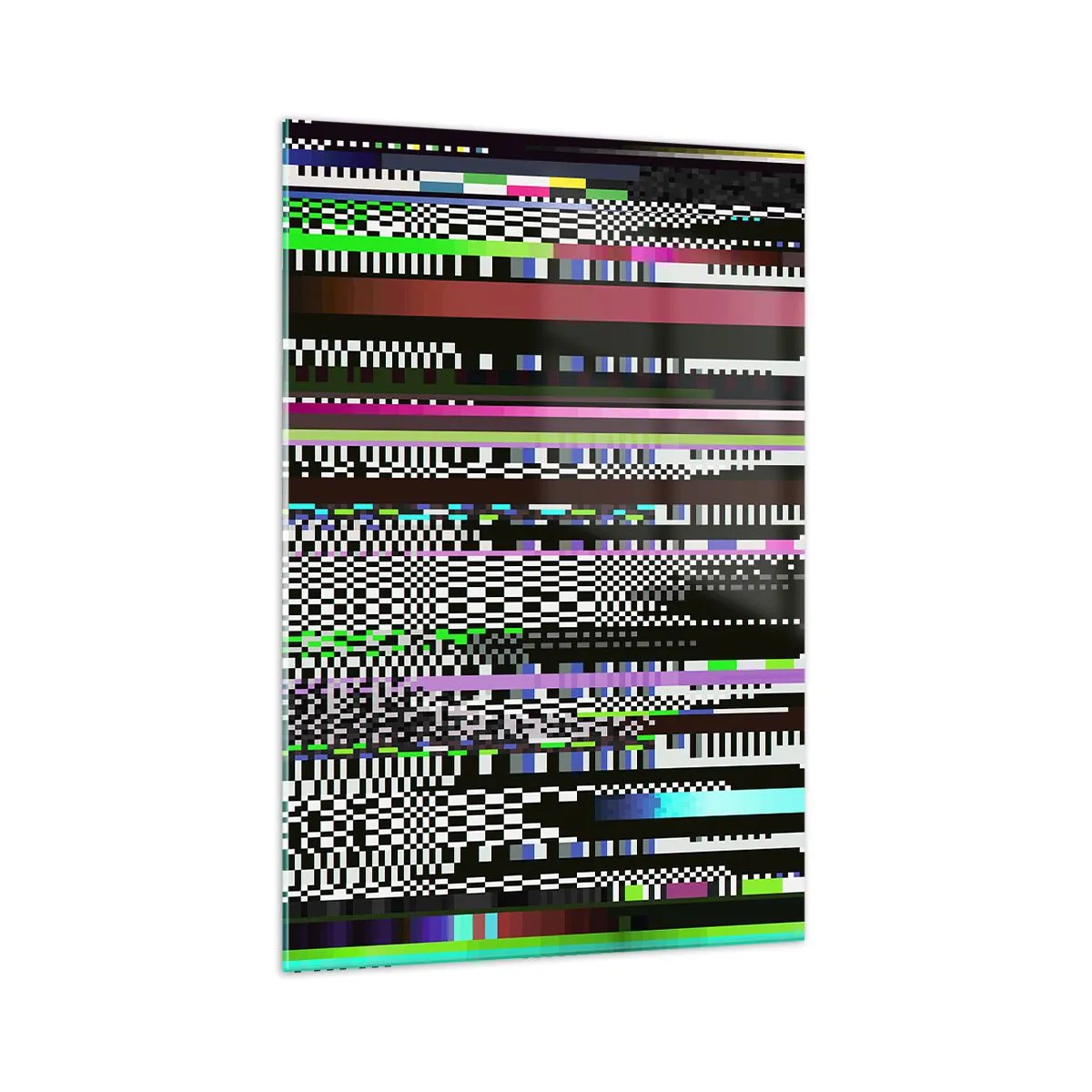 Obraz na skle - Kontrolný obraz skutočnosti - 70x100 cm