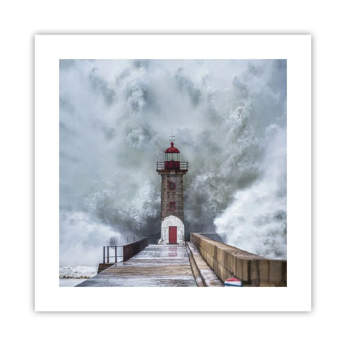 Plagát - Hukot vody, šum vetra - 40x40 cm