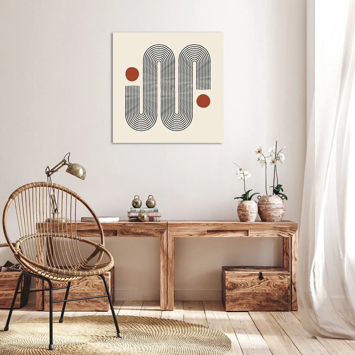 Obraz na plátne - Od začiatku do konca - 50x50 cm