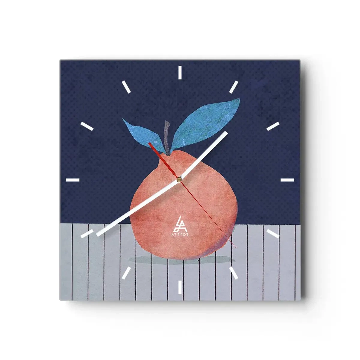 Nástenné hodiny - Konvexita a rovina - 30x30 cm