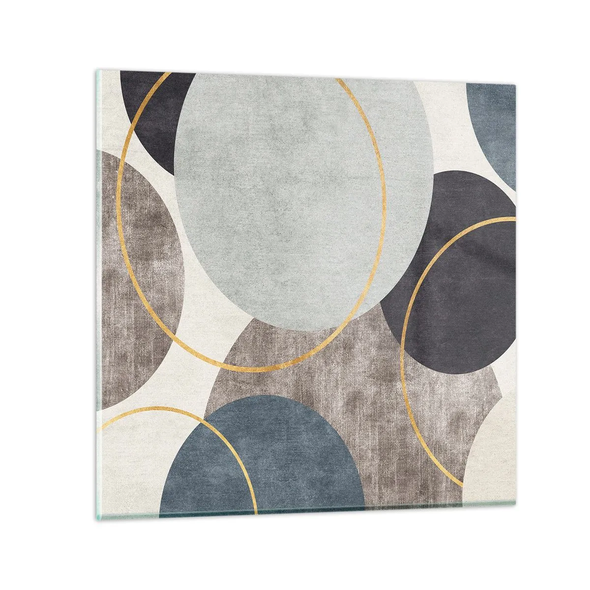 Obraz na skle - Kruh za kruhom - 40x40 cm