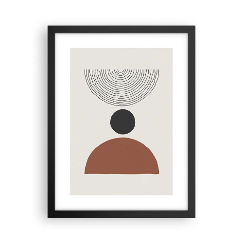 Plagát v čiernom ráme - V centre pozornosti - 30x40 cm