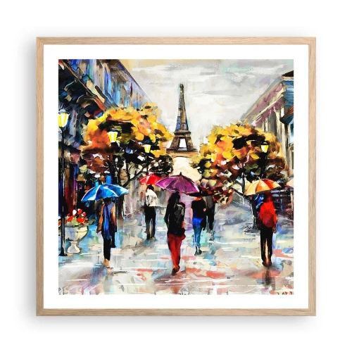 Plagát v ráme zo svetlého duba - Na jeseň obzvlášť krásny - 60x60 cm