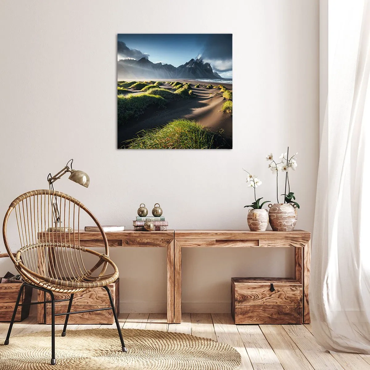 Obraz na plátne - Harmónia živlov - 30x30 cm