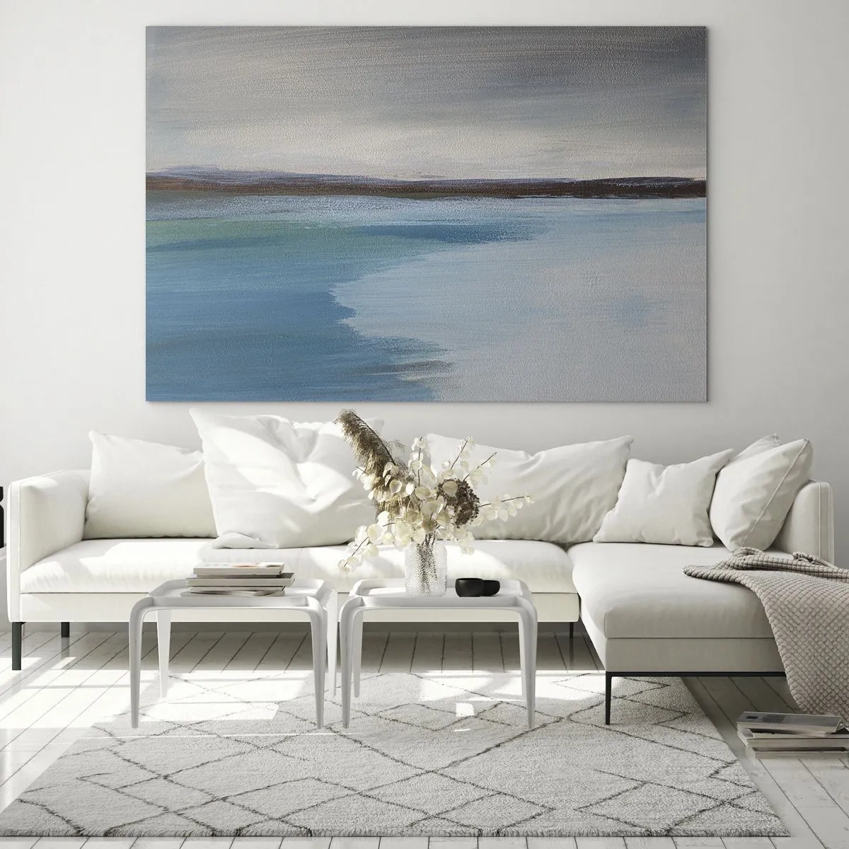 Obraz na skle - Horizontálna krajina - 120x80 cm