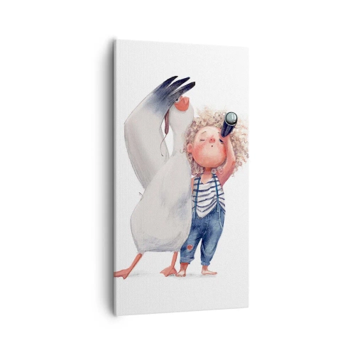 Obraz na plátne - Plán na skvelú cestu - 55x100 cm