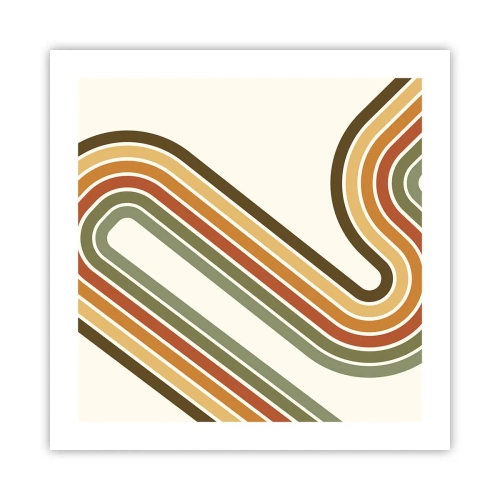 Plagát - Kľučkovanie do cieľa - 50x50 cm