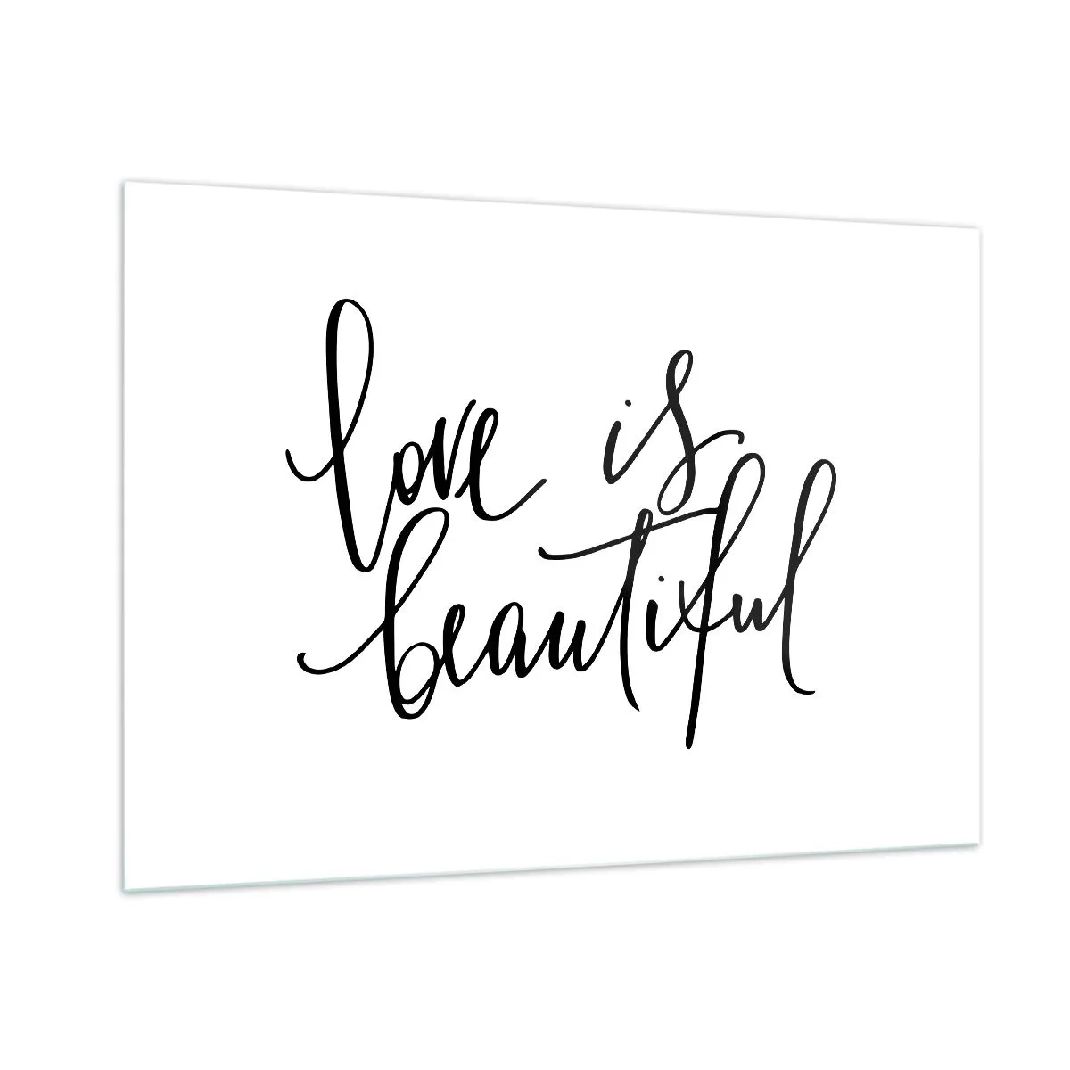 Obraz na skle - Prečítaj a zopakuj - 100x70 cm