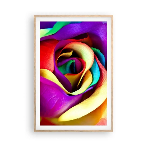 Plagát v ráme zo svetlého duba - To nie je možné - 61x91 cm