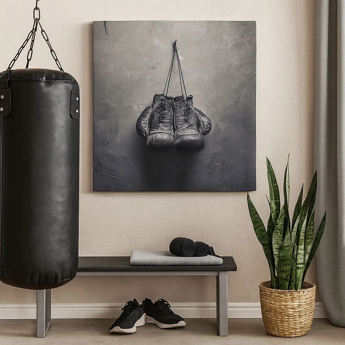 Obraz na plátne - Čas boja a čas mieru - 30x30 cm