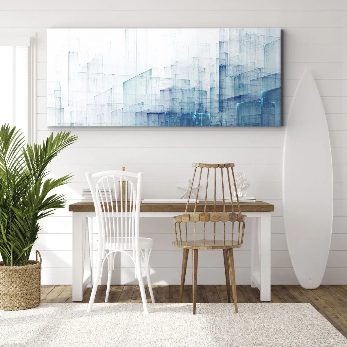 Obraz na plátne - Ako sa stal priestor - 100x40 cm