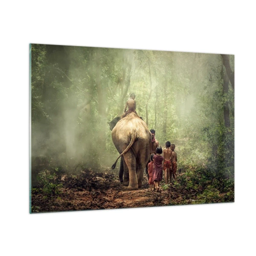 Obraz na skle - Nová Kniha džunglí - 100x70 cm
