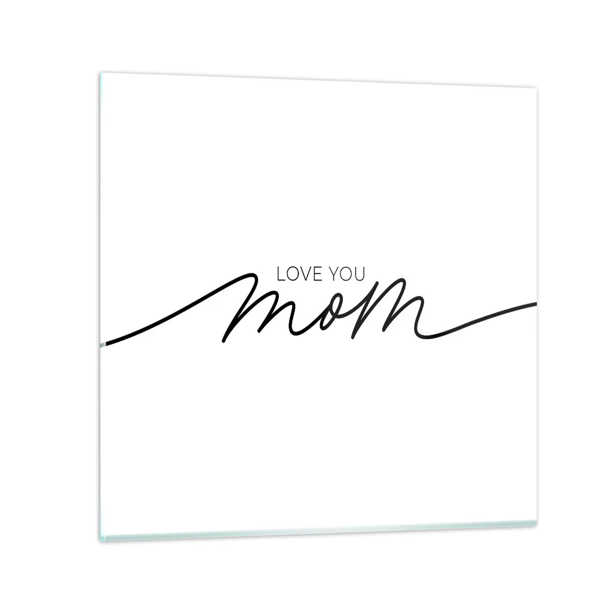 Obraz na skle - Veľké dojatie - 40x40 cm