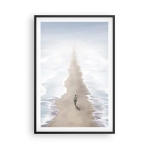 Plagát v čiernom ráme - Svetlá budúcnosť - 61x91 cm