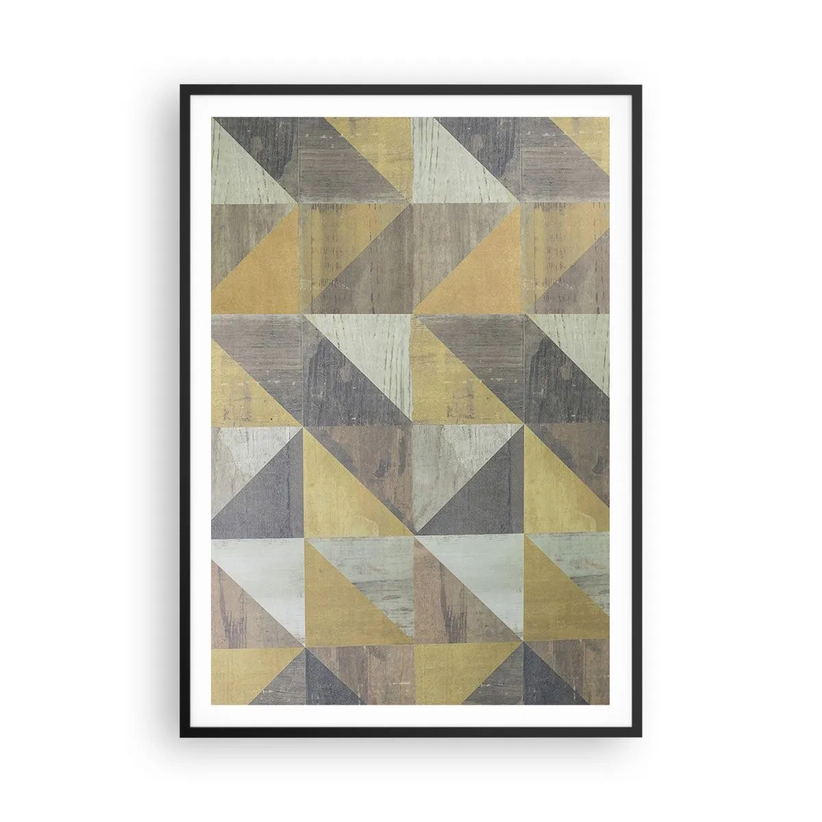 Plagát v čiernom ráme - V uhle trojuholníka - 70x100 cm