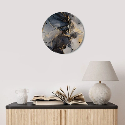 Nástenné hodiny - Život kameňa - 40x40 cm