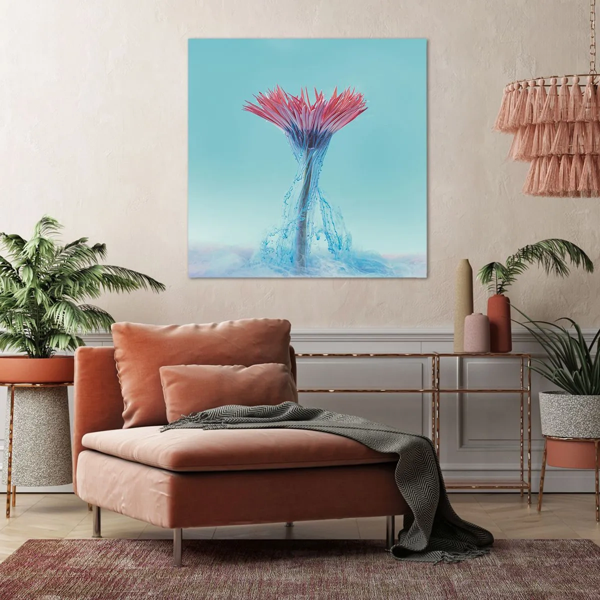 Obraz na plátne - V osviežujúcom objatí - 70x70 cm