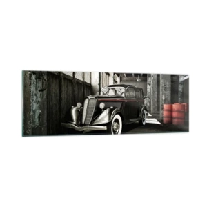 Obraz na skle - Nepominuteľná elegancia 30. rokov - 90x30 cm