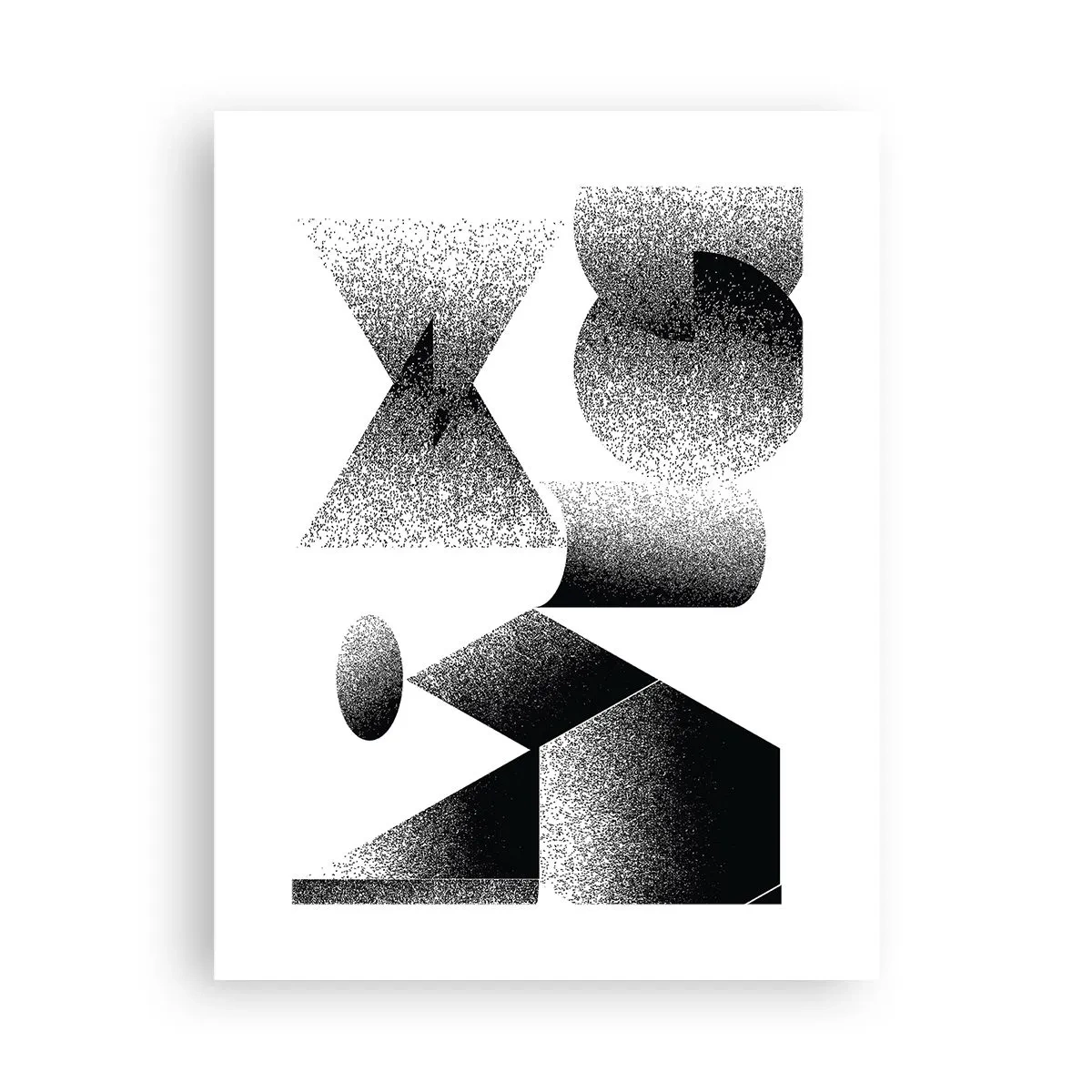 Plagát - Uhly a ovály - 30x40 cm