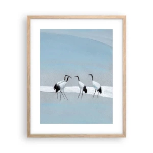 Plagát v ráme zo svetlého duba - Po horúcom dni - 40x50 cm