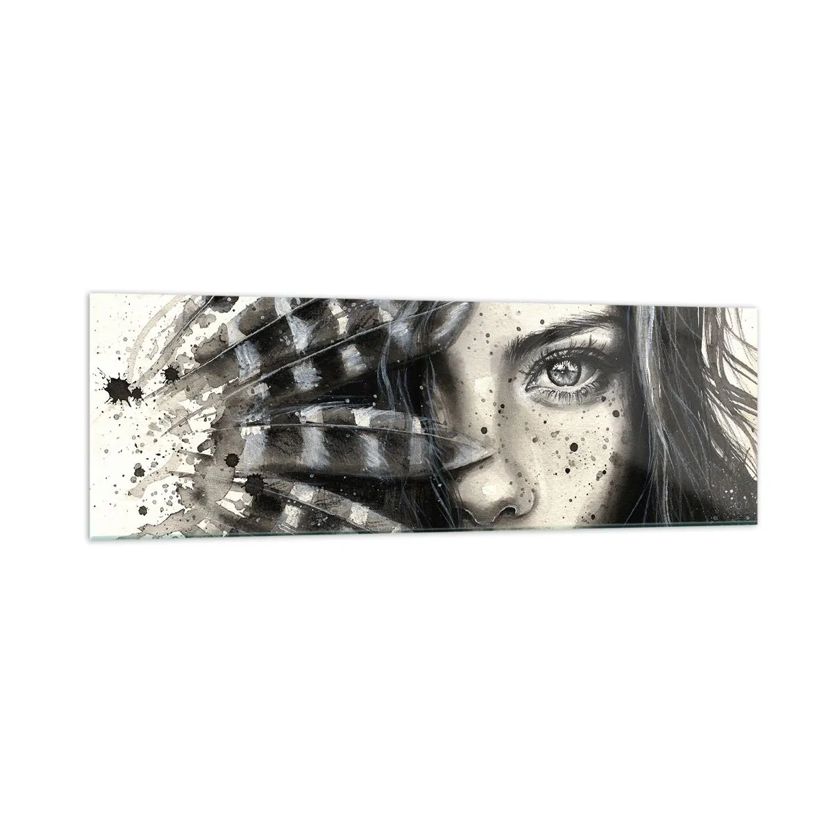 Obraz na skle - Divoká krása - 160x50 cm