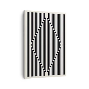 Obraz na plátne - Geometrická ilúzia - 70x100 cm