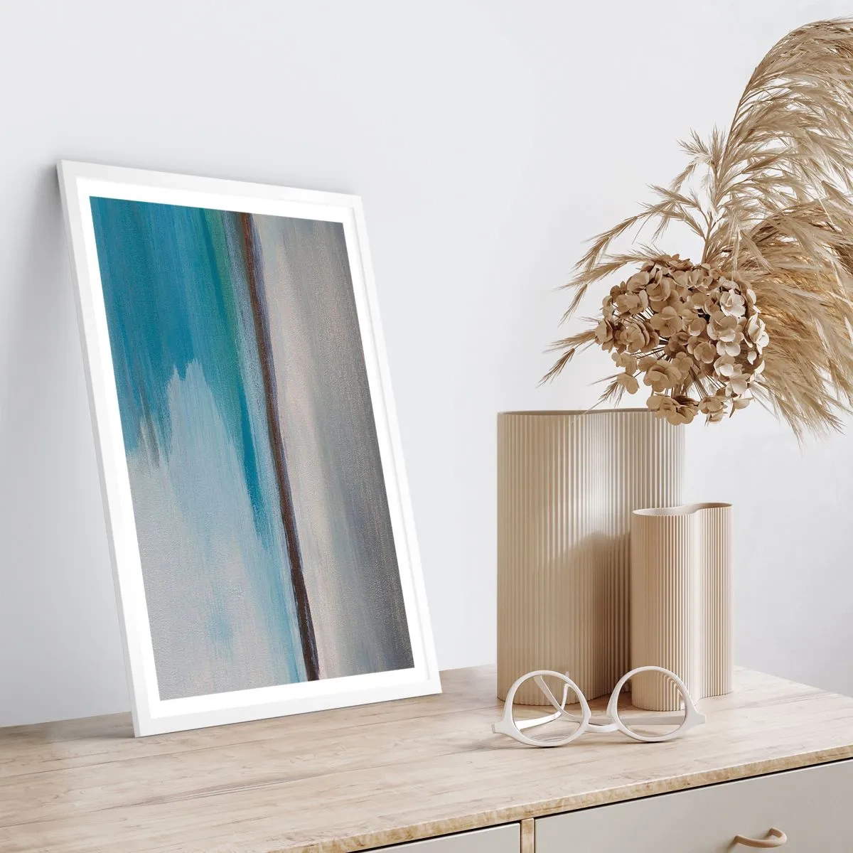 Plagát v bielom ráme - Horizontálna krajina - 40x50 cm