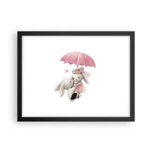 Plagát v čiernom ráme - To je láska - 40x30 cm