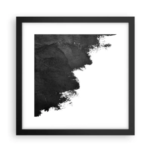 Plagát v čiernom ráme - Živly: zem - 30x30 cm