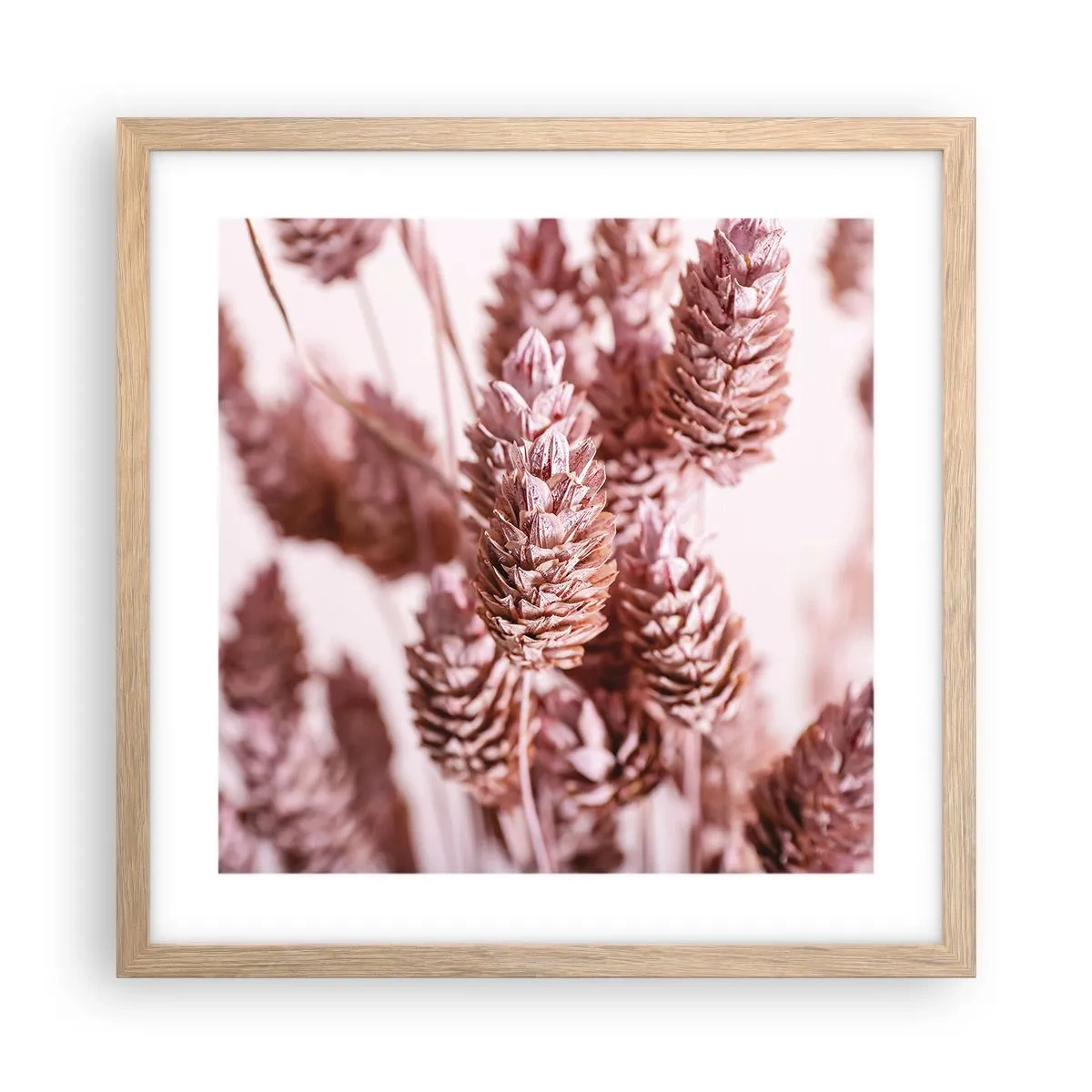 Plagát v ráme zo svetlého duba - Zdanlivo nenápadné - 40x40 cm