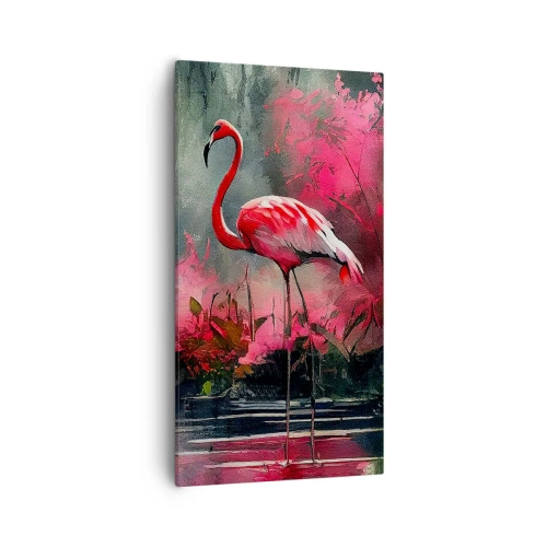 Obraz na plátne - Hodiny prírodného kúzla - 55x100 cm