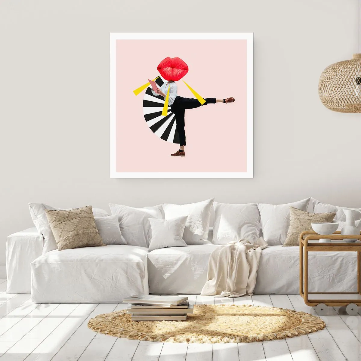 Plagát - Surrealistický pop-art - 50x50 cm