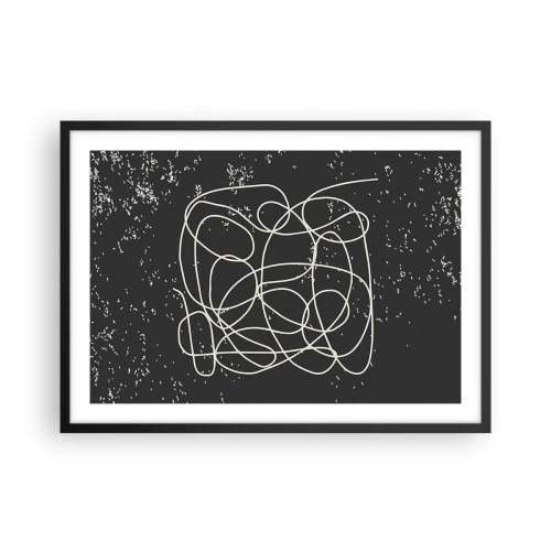 Plagát v čiernom ráme - Túlanie myslí - 70x50 cm