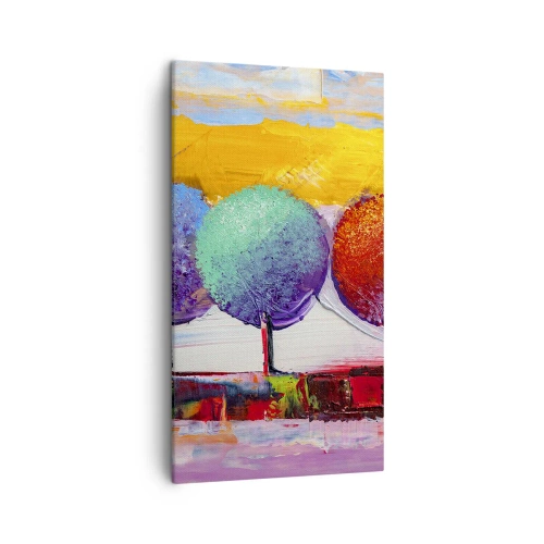Obraz na plátne - Do tretice všetko dobré - 45x80 cm