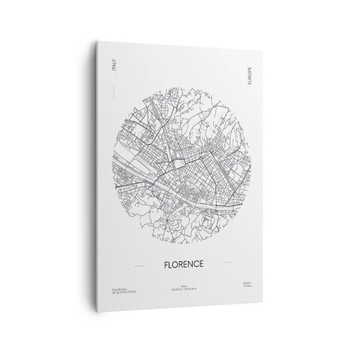 Obraz na plátne - Anatómia Florencie - 70x100 cm