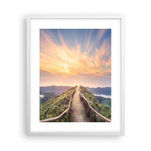 Plagát v bielom ráme - Blízko neba - 40x50 cm