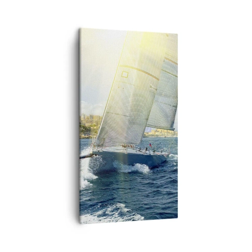 Obraz na plátne - Čas odísť z mesta - 45x80 cm