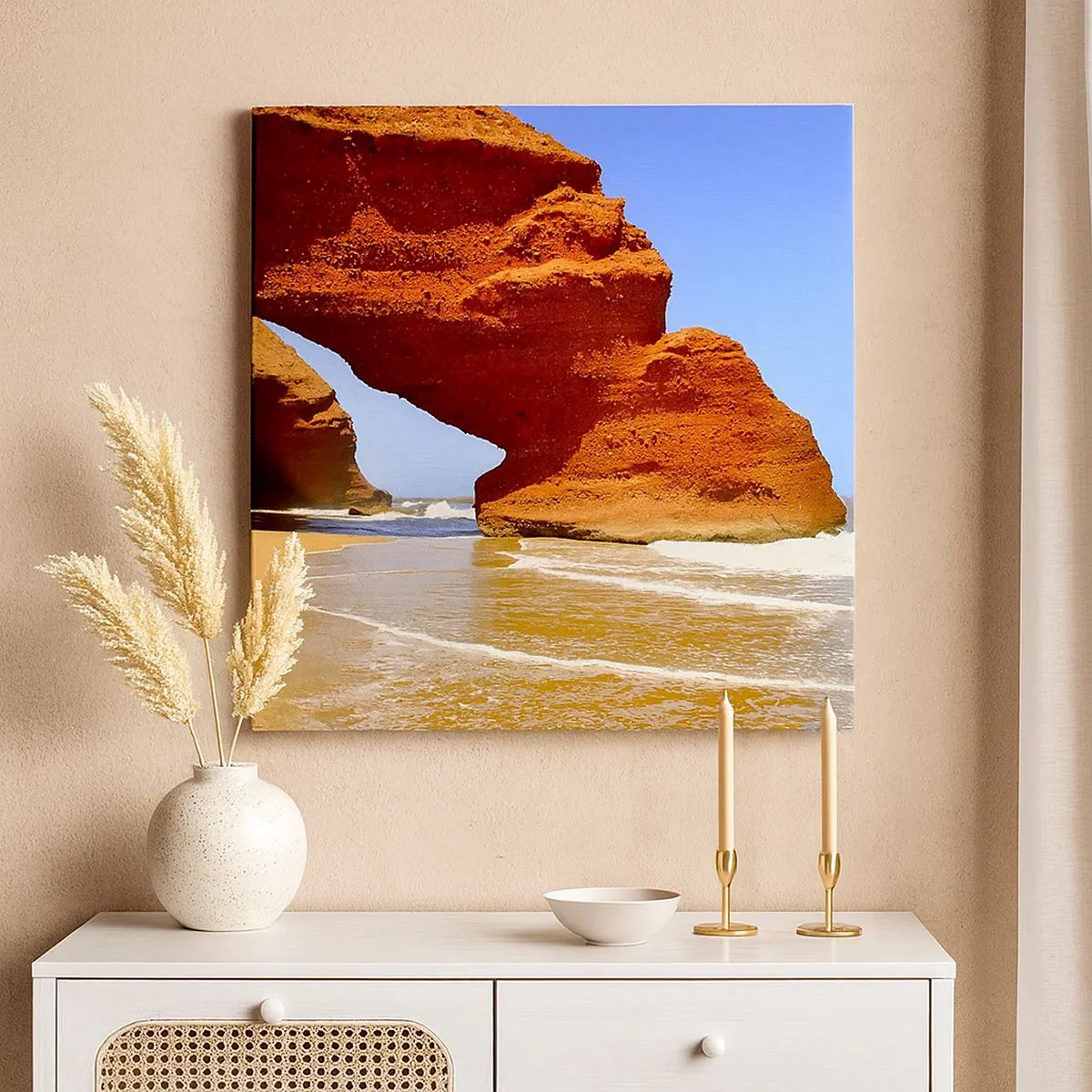 Obraz na plátne - Voda a vietor po tisíce rokov - 30x30 cm