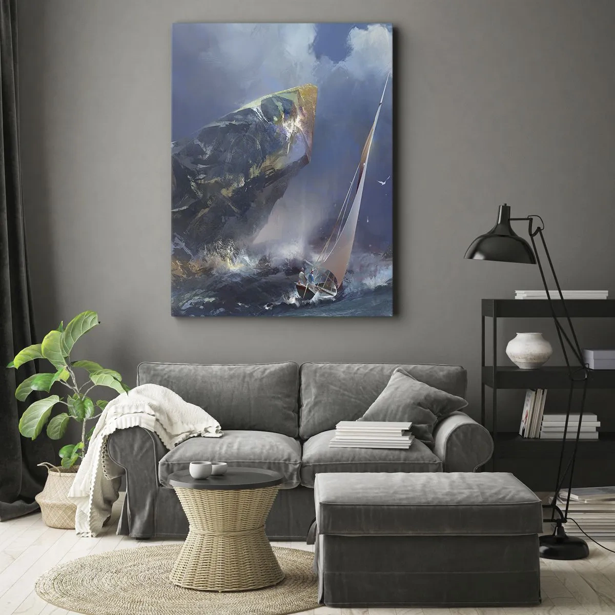 Obraz na plátne - Kto má odvahu, vyhráva - 50x70 cm