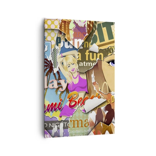 Obraz na plátne - Prázdninová retrospektíva - 80x120 cm