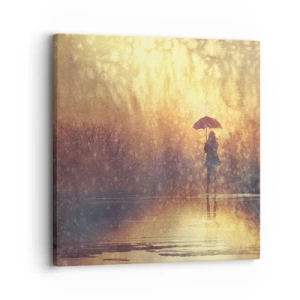 Obraz na plátne - Cítim, že sa na mňa niekto pozerá - 30x30 cm