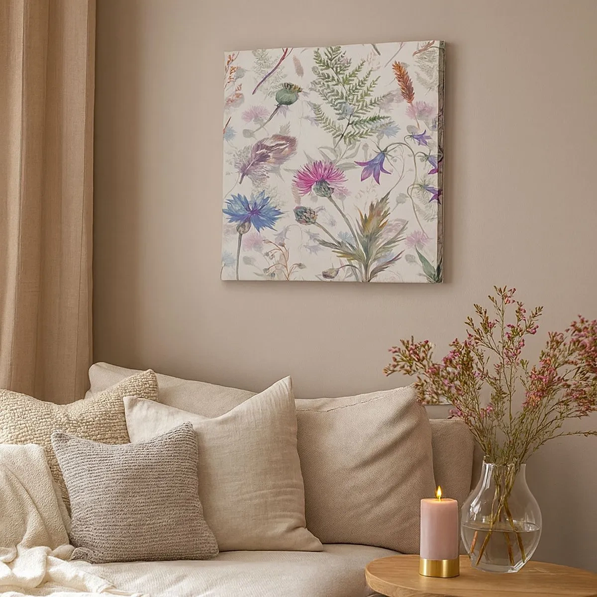 Obraz na plátne - Poľský herbár - 30x30 cm